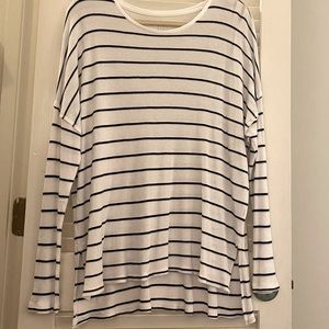 Aerie- “Real Soft” Long Sleeve Striped Tee